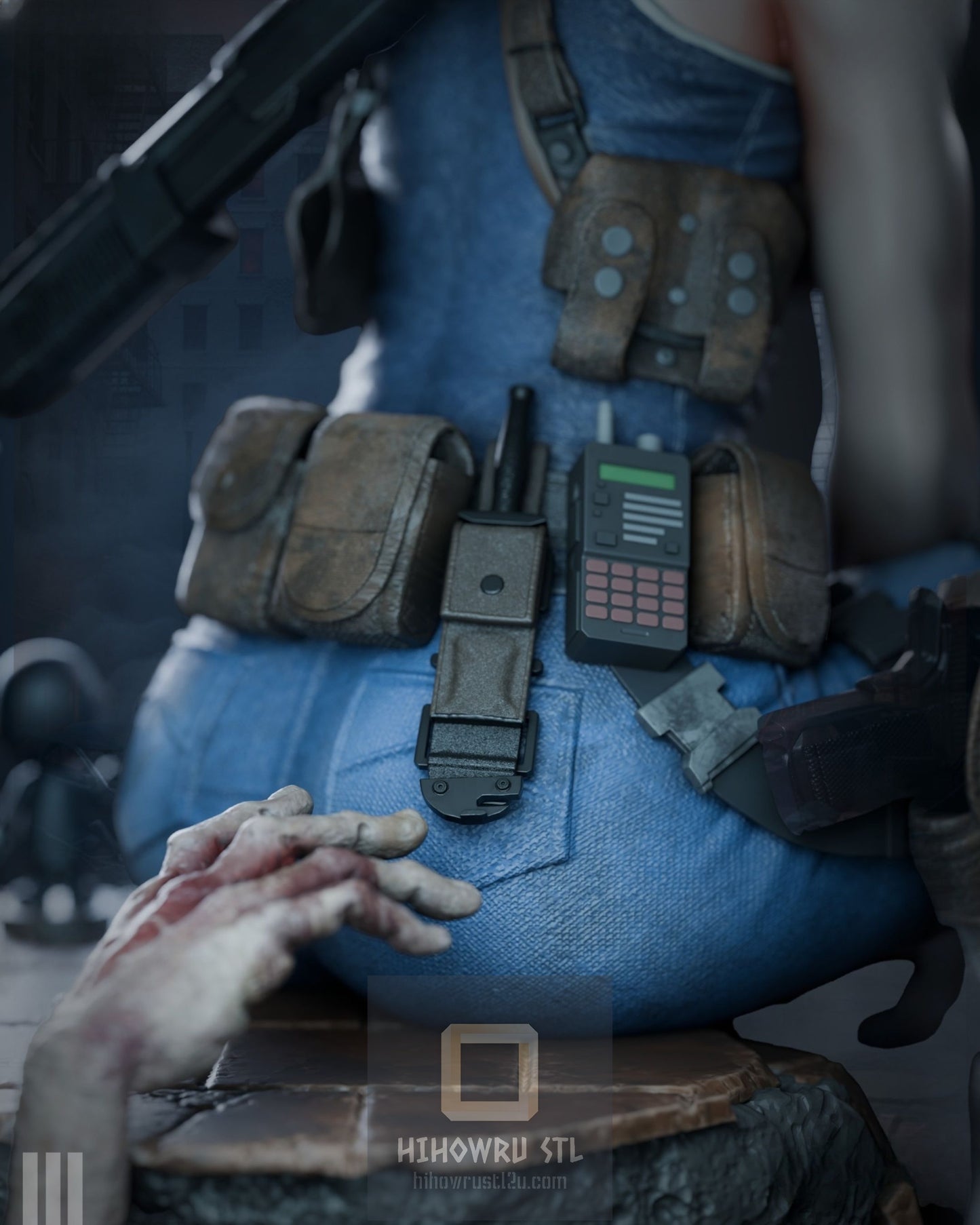 4528 Jill Valentine - Resident Evil - STL 3D Print Files