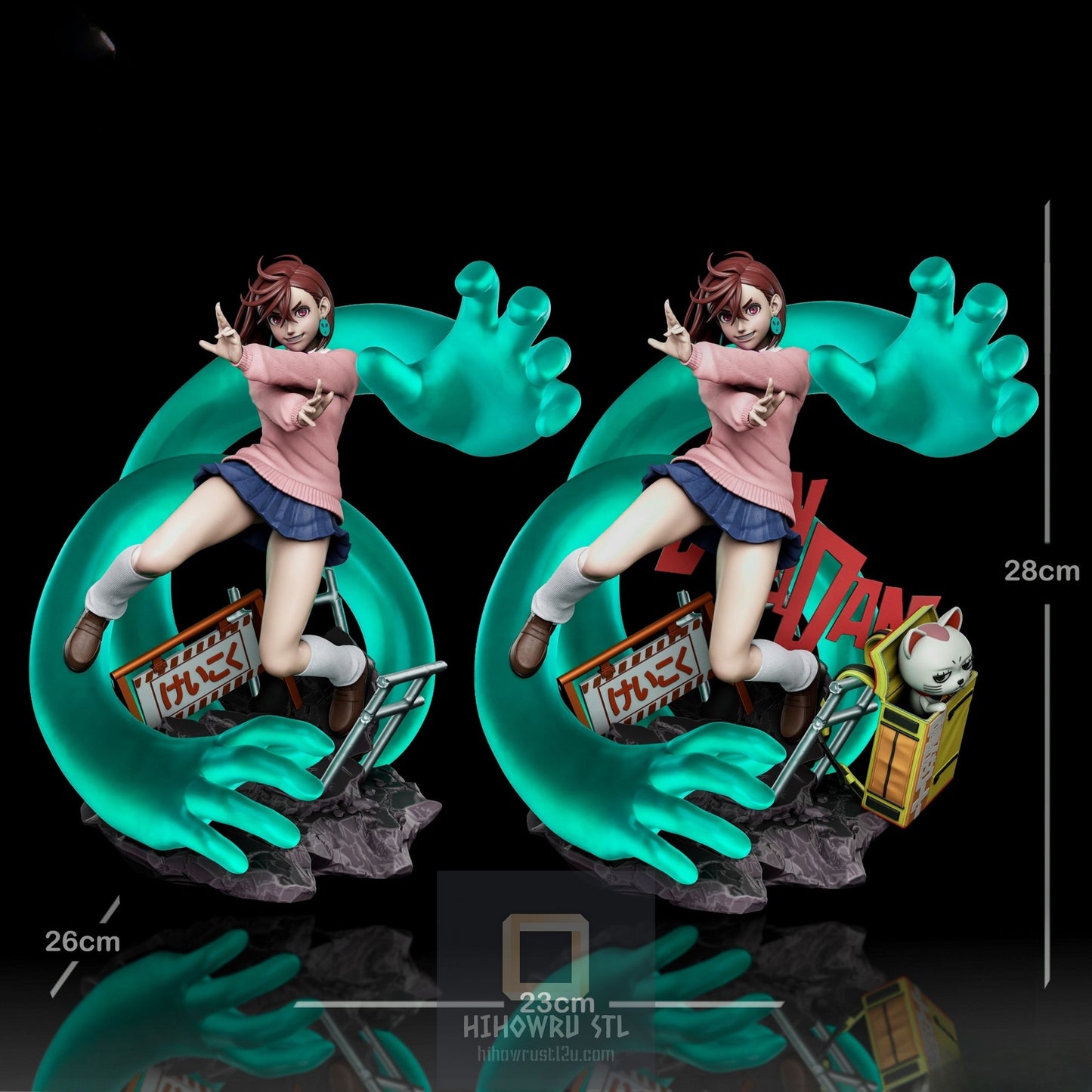 4566 Momo Ayase - Dandadan - STL 3D Print Files