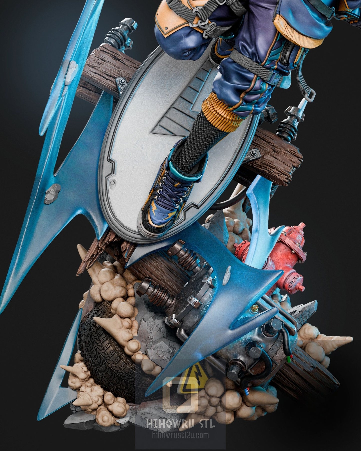 4567 Static Shock - DC Comics - STL 3D Print Files