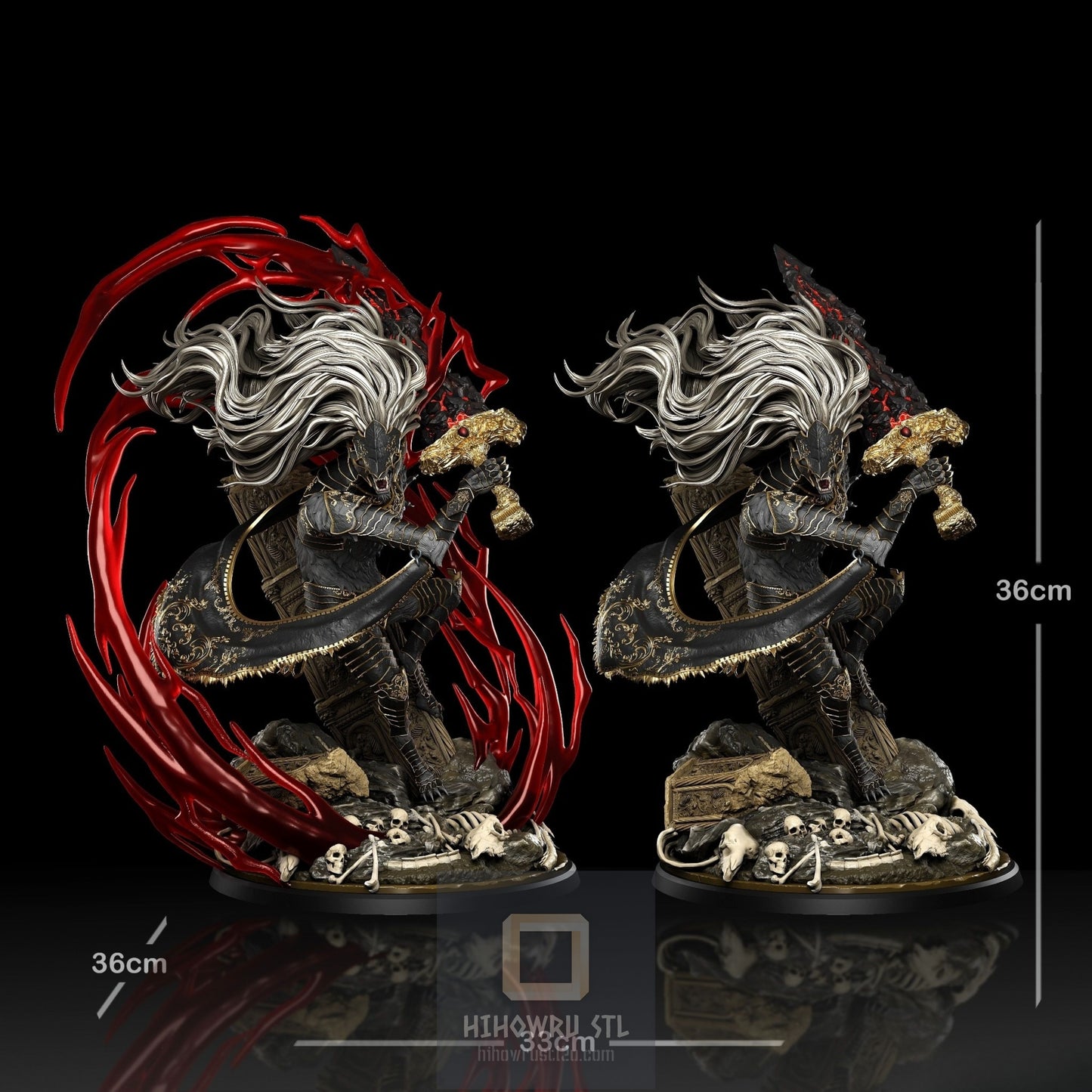 4577 Maliketh - Elden Ring - STL 3D Print Files