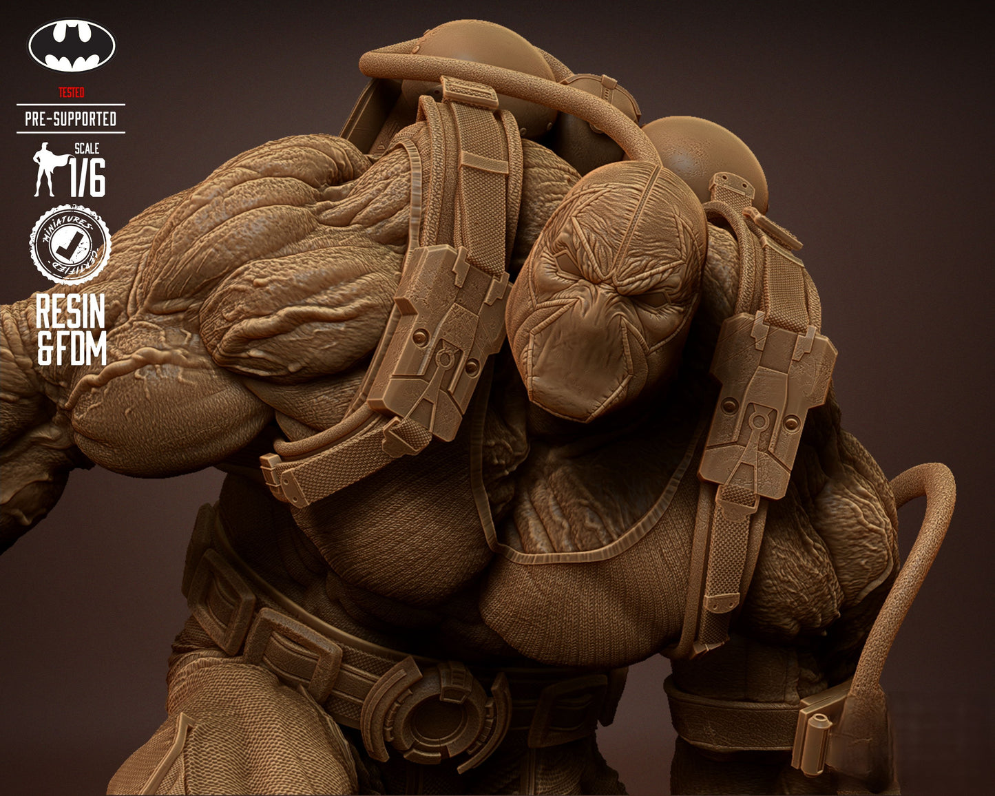 Mcfarlane Bane - Dc Multiverse - STL 3D Print Files