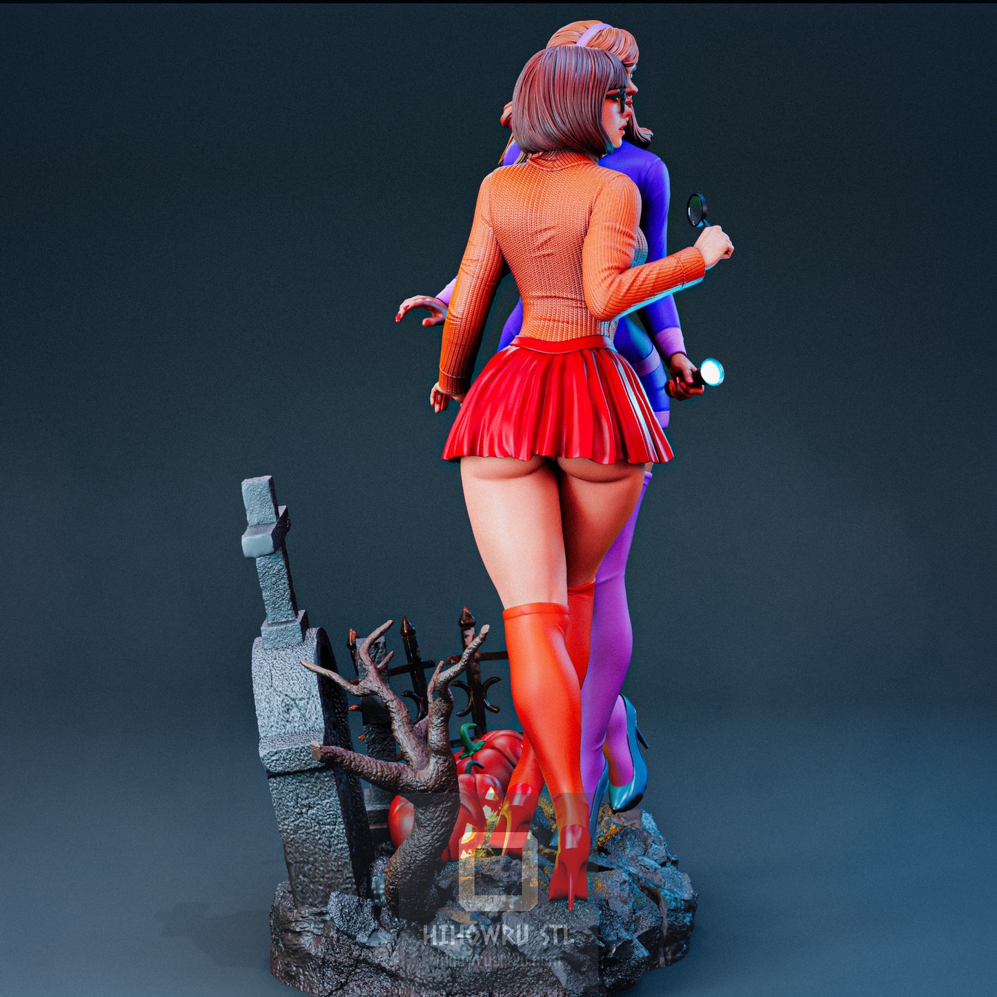 4551 Daphne and Velma NSFW - Scooby-Doo  - STL 3D Print Files