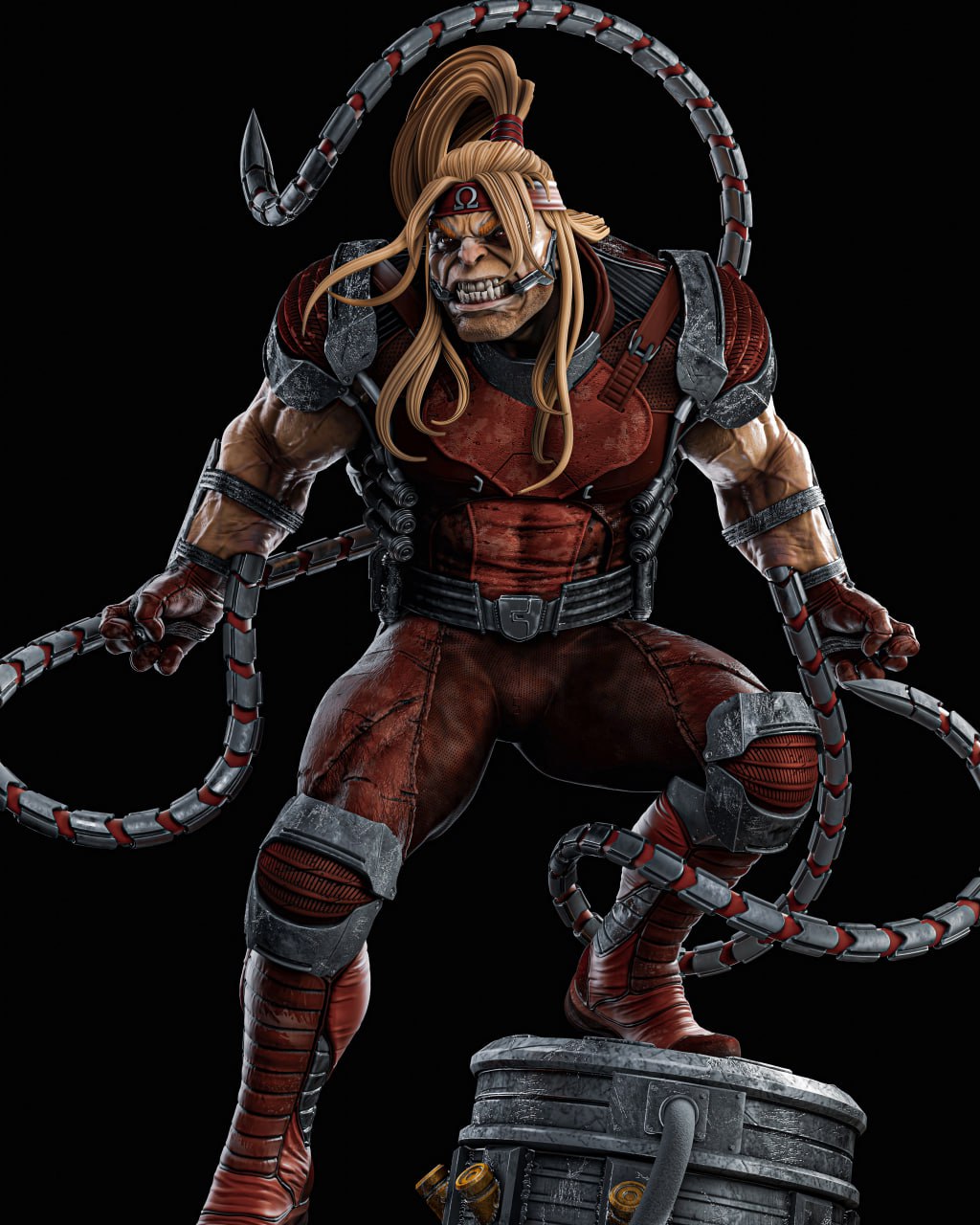 2349 Omega Red - X-men - STL 3D Print Files