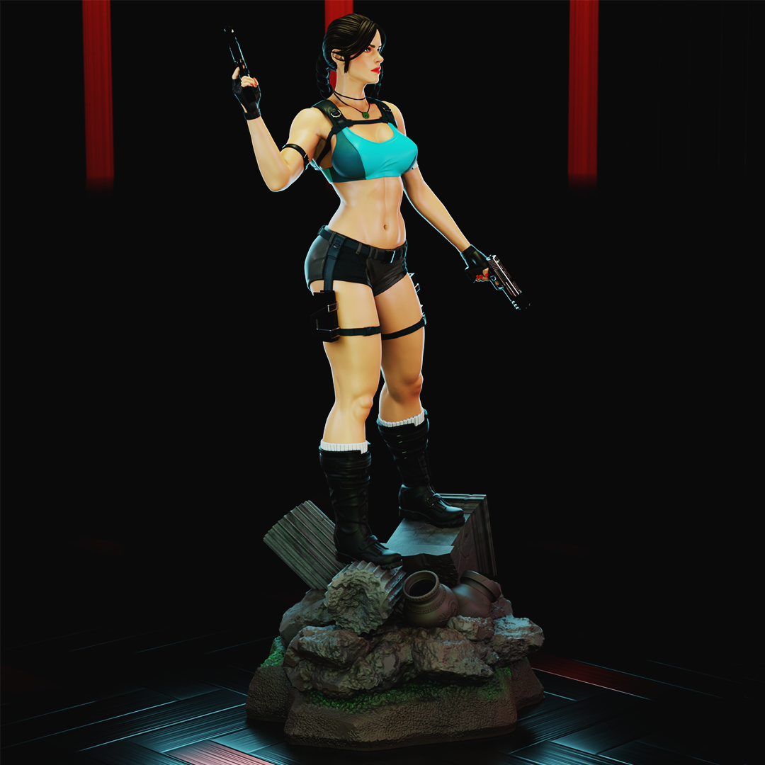 2753 Lara Croft NSFW - Tomb Raider - STL 3D Print Files