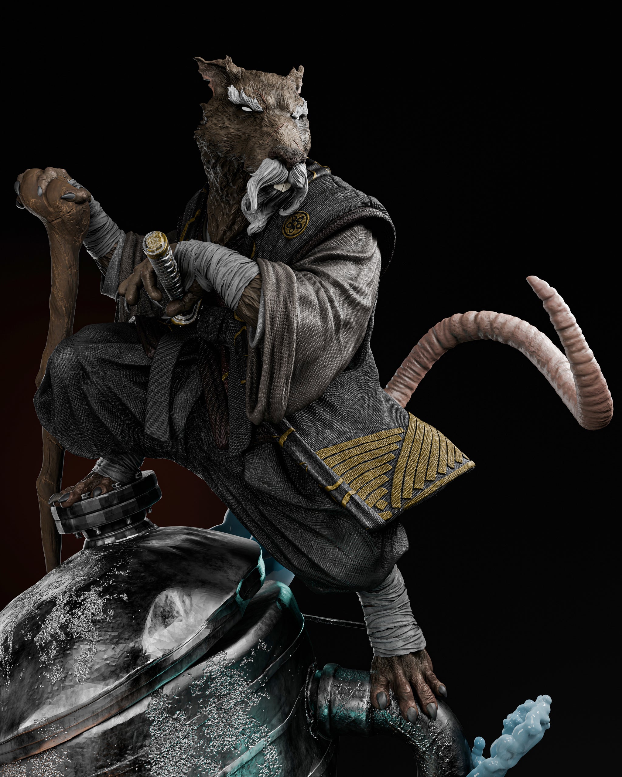 2634 Splinter - TMNT - STL 3D Print Files – My Stl