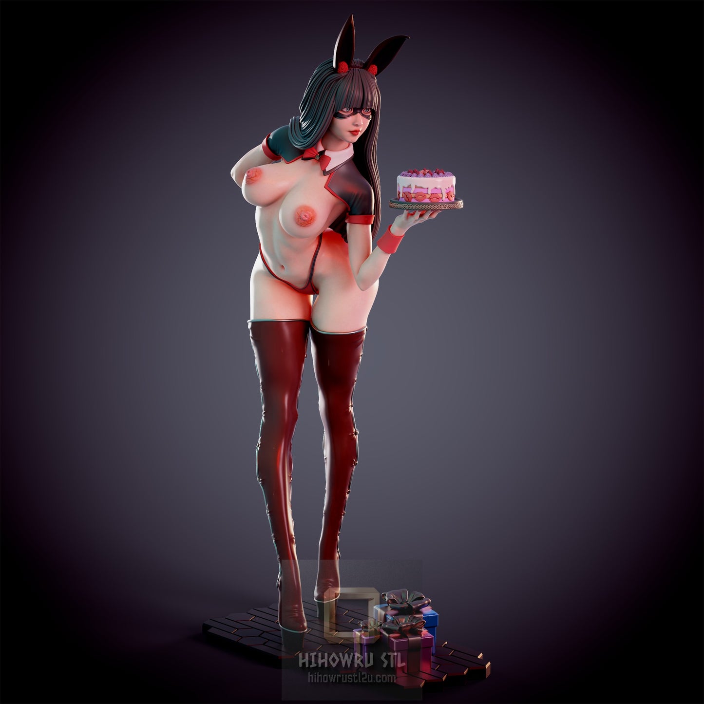 5014 Bunny Waitress NSFW - STL 3D Print Files