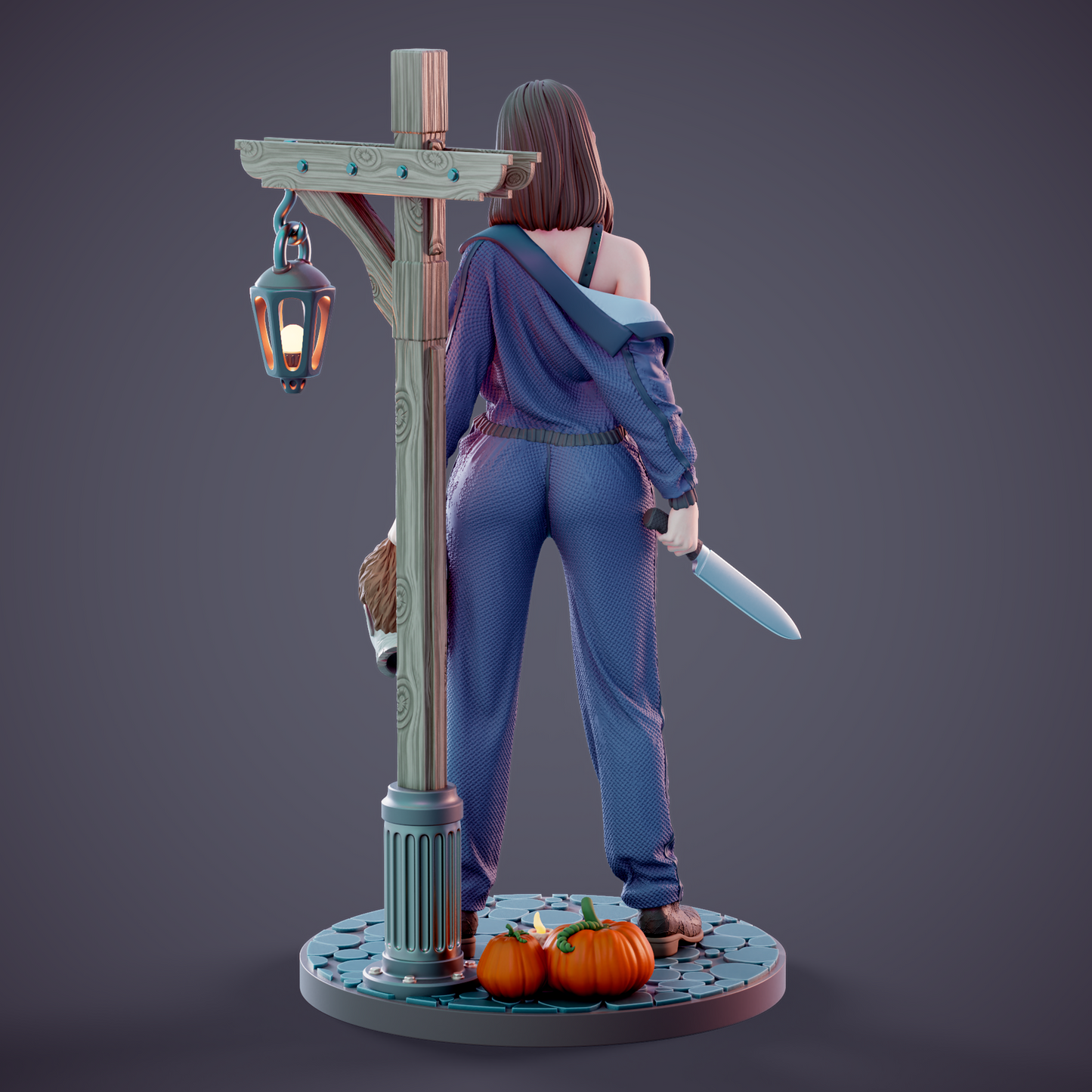 3158 Halloween Girl NSFW - STL 3D Print Files