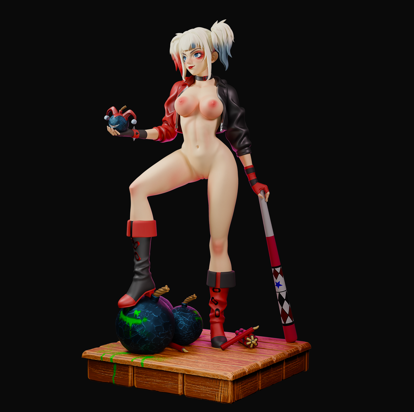 2740 Harley Quinn NSFW - DC Comics - STL 3D Print Files