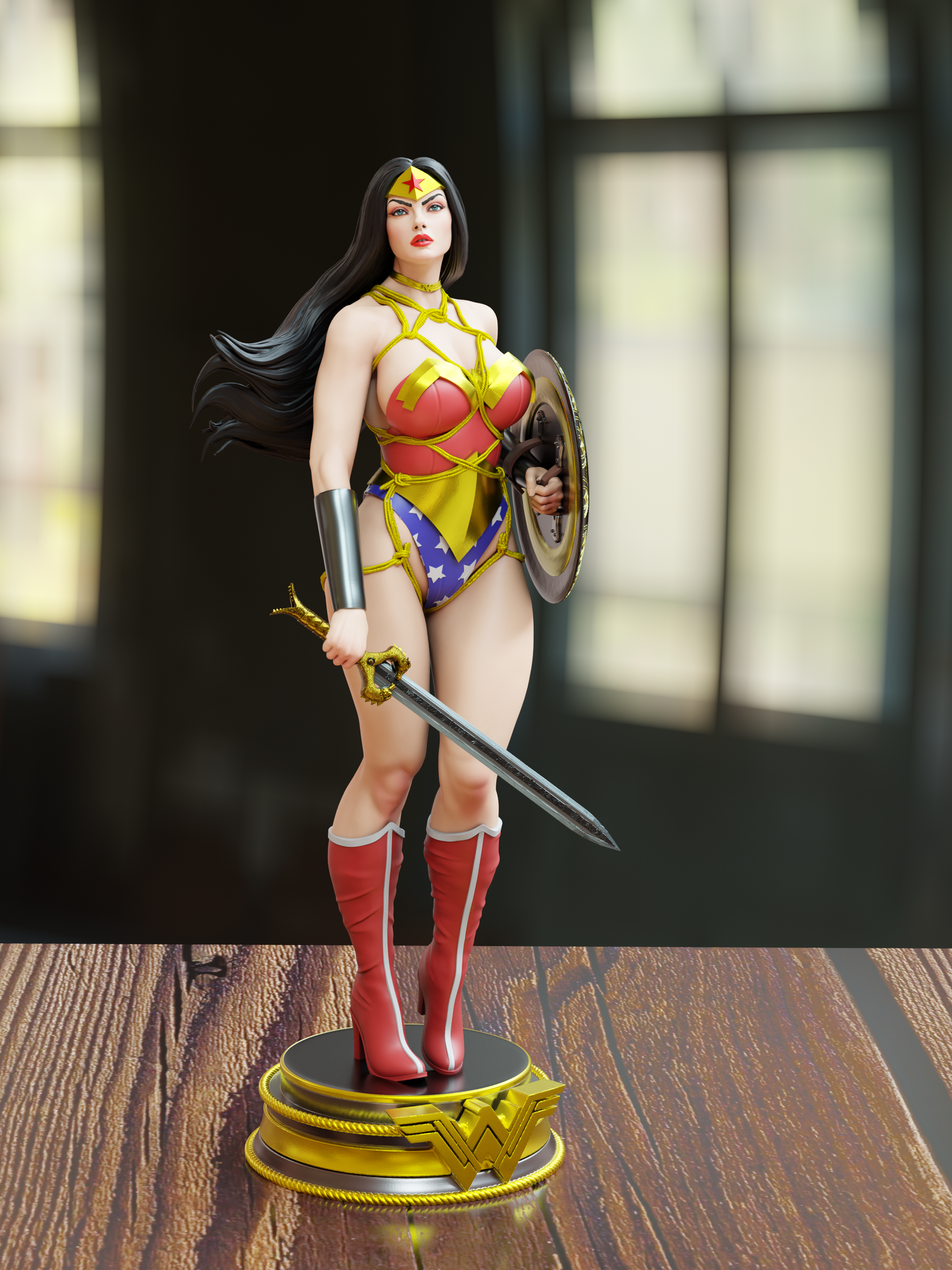 2420 Wonder Woman NSFW - DC Comics - STL 3D Print Files