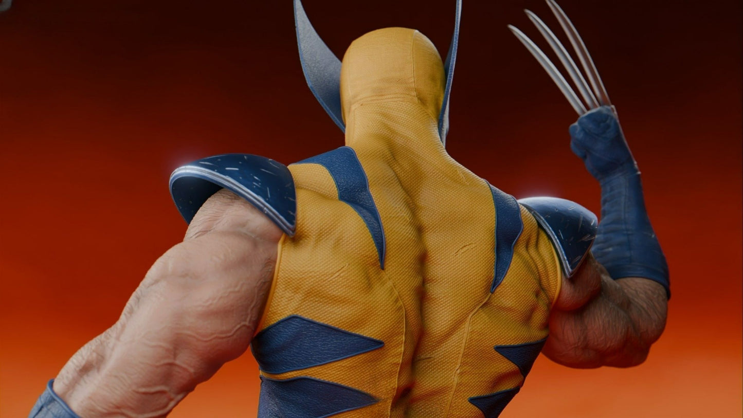 3126 WOLVERINE - X-MEN - STL 3D Print Files