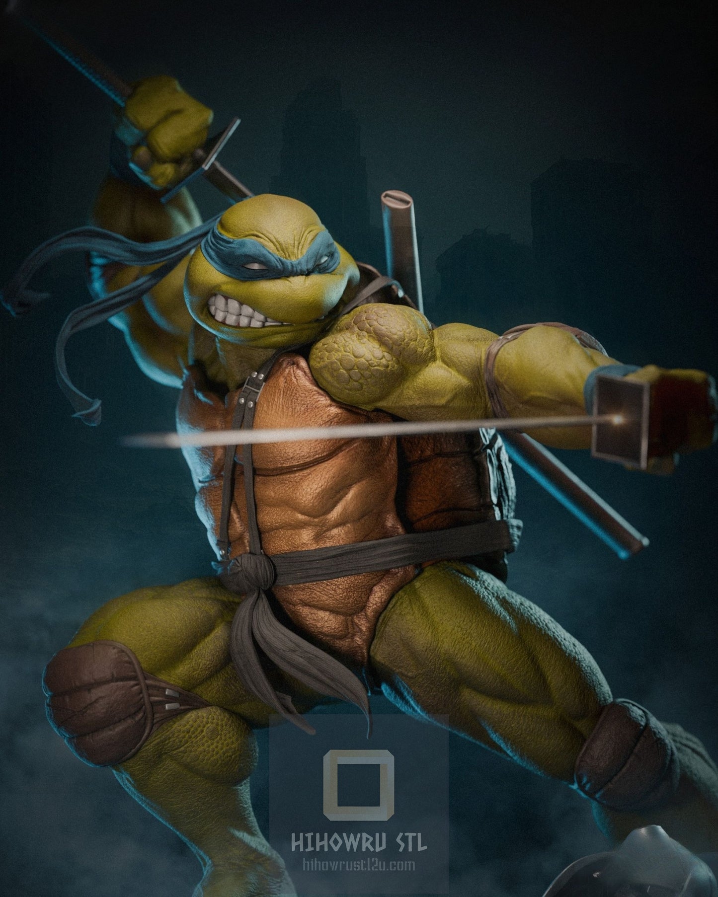 4356 Leonardo - TMNT - STL 3D Print Files