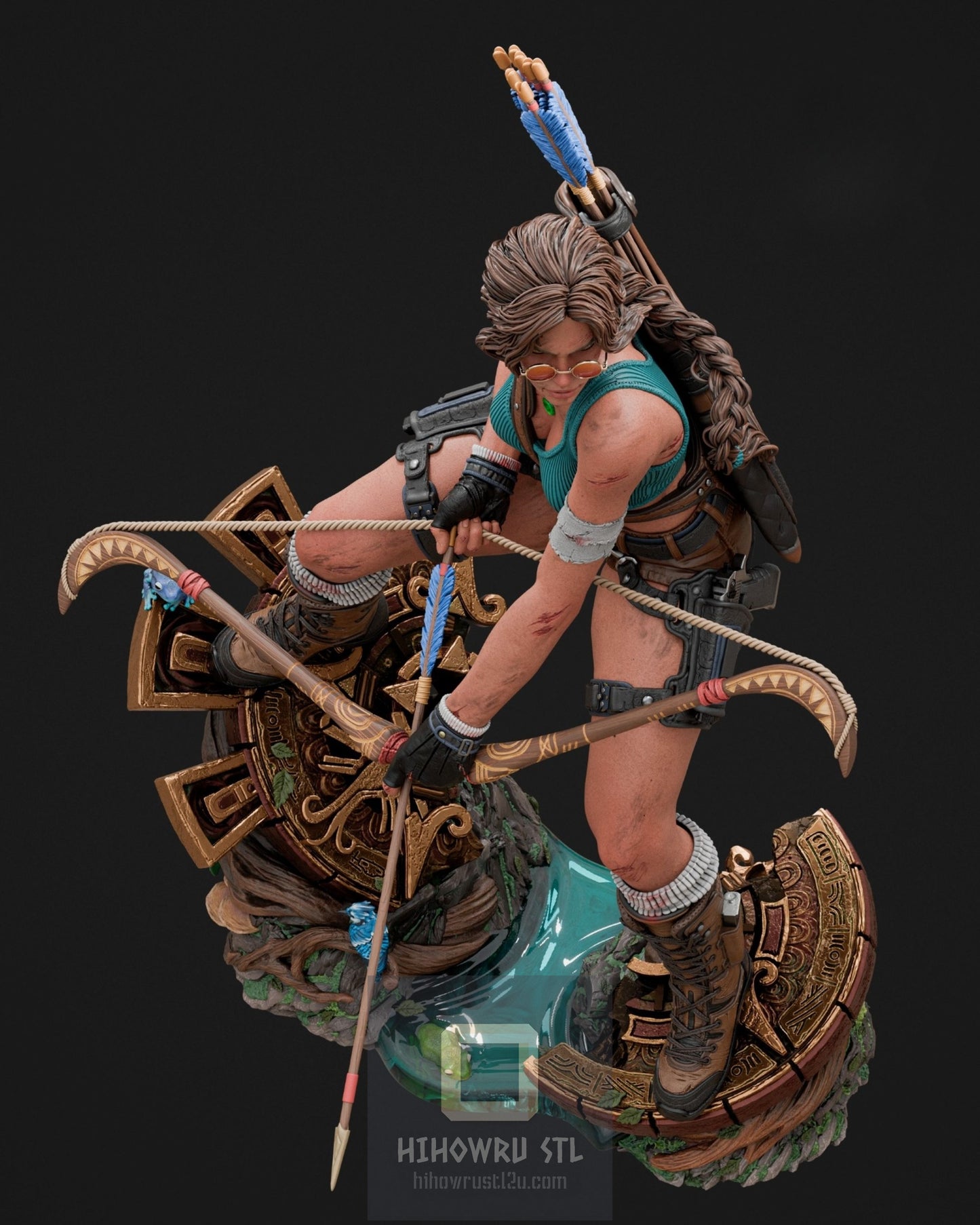 4376 Lara Croft - Tomb Raider - STL 3D Print Files