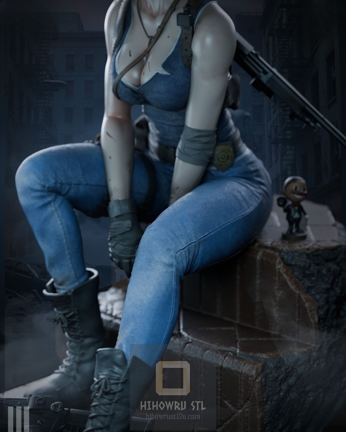 4528 Jill Valentine - Resident Evil - STL 3D Print Files