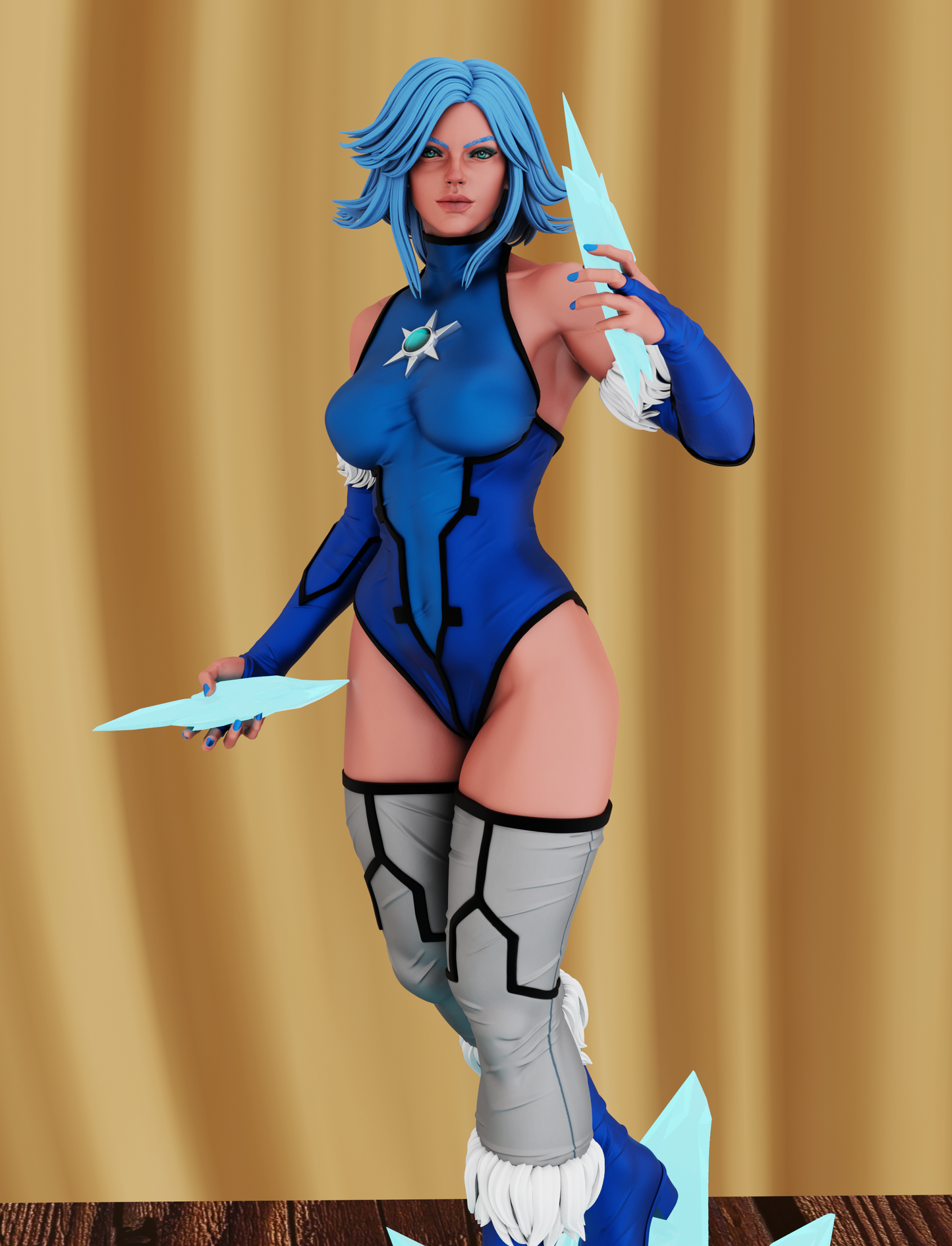 1899 Killer Frost - DC Comics - STL 3D Print Files