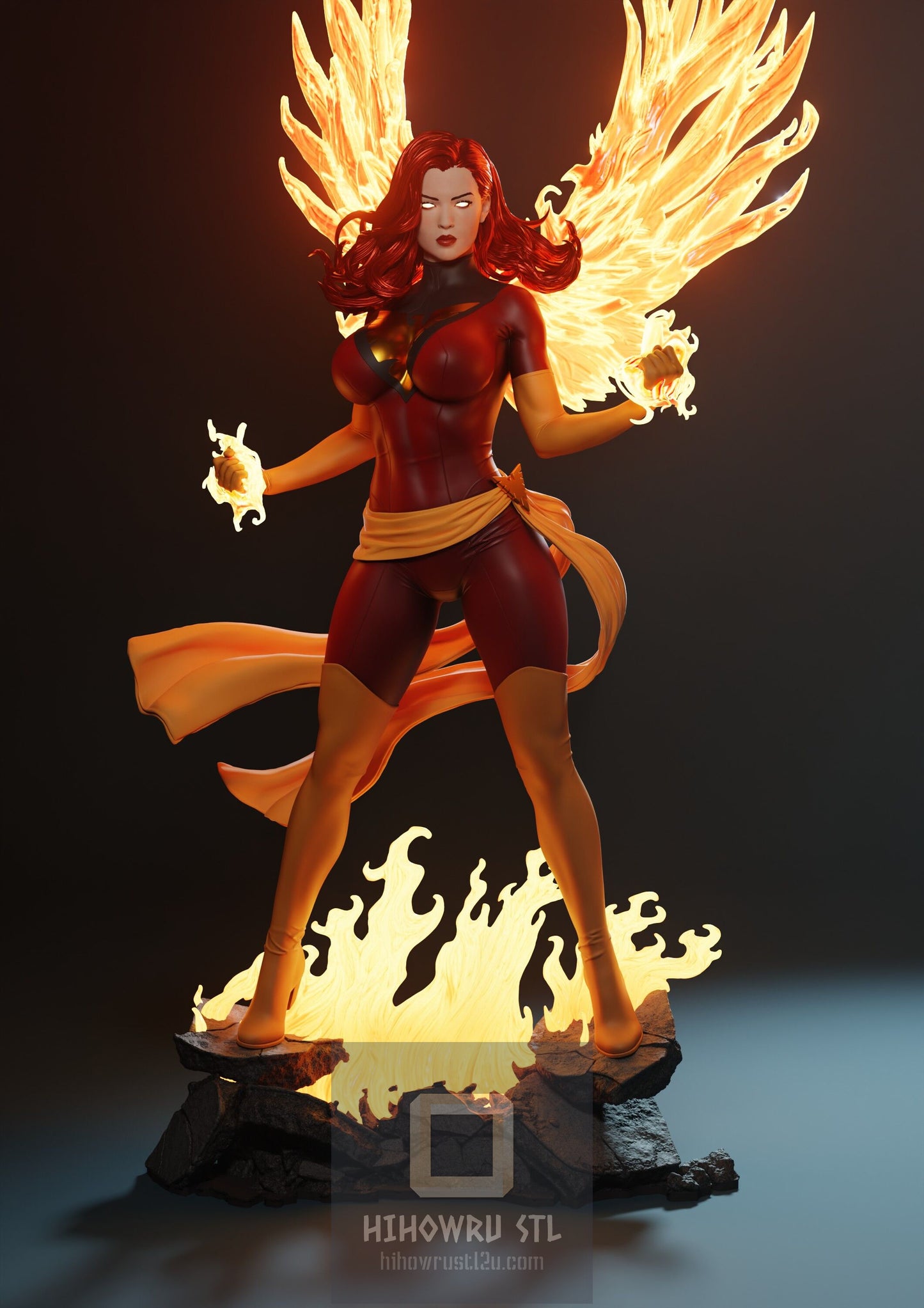 4548 Dark Phoenix - X-MEN - STL 3D Print Files