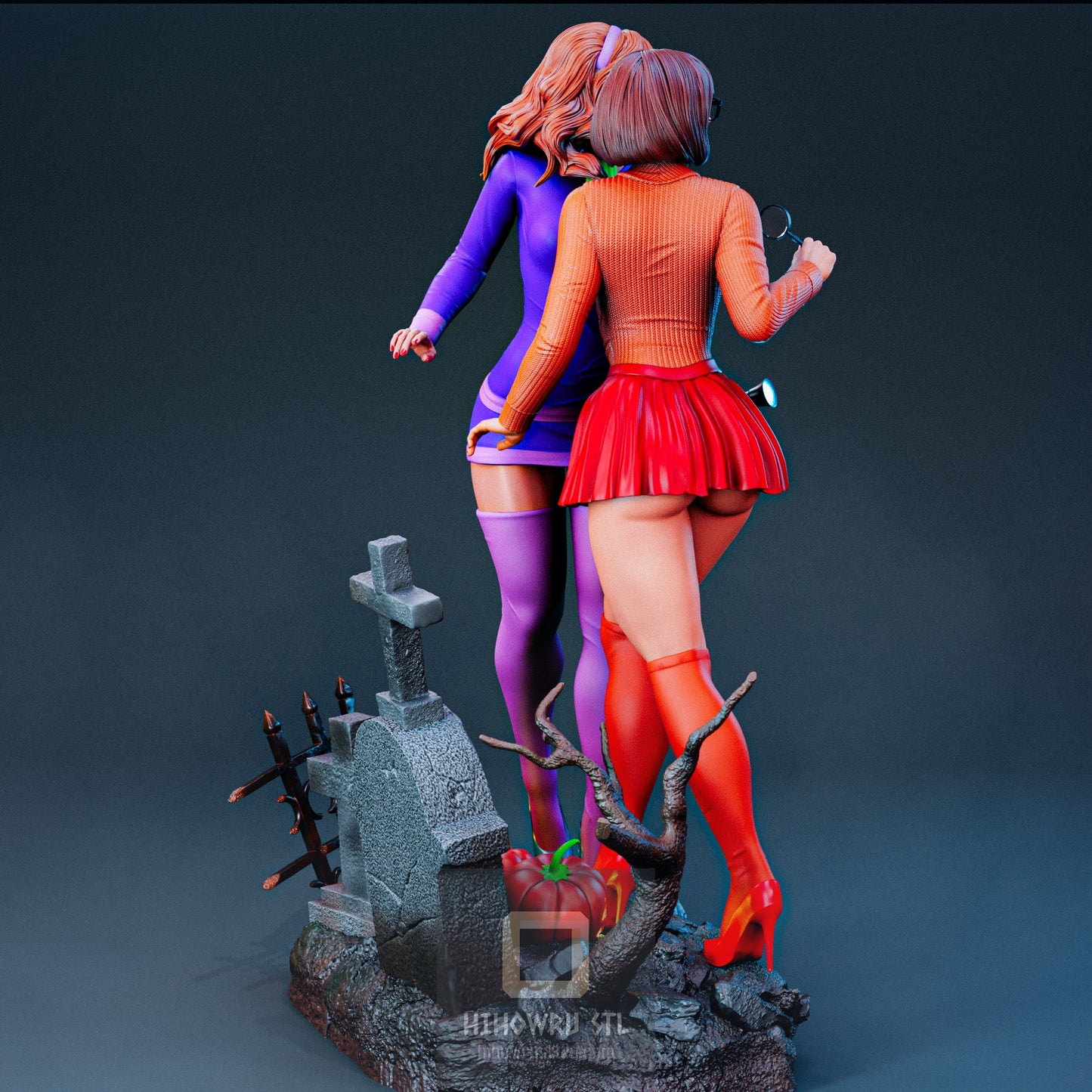 4551 Daphne and Velma NSFW - Scooby-Doo  - STL 3D Print Files