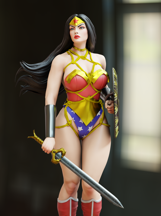 2420 Wonder Woman NSFW - DC Comics - STL 3D Print Files