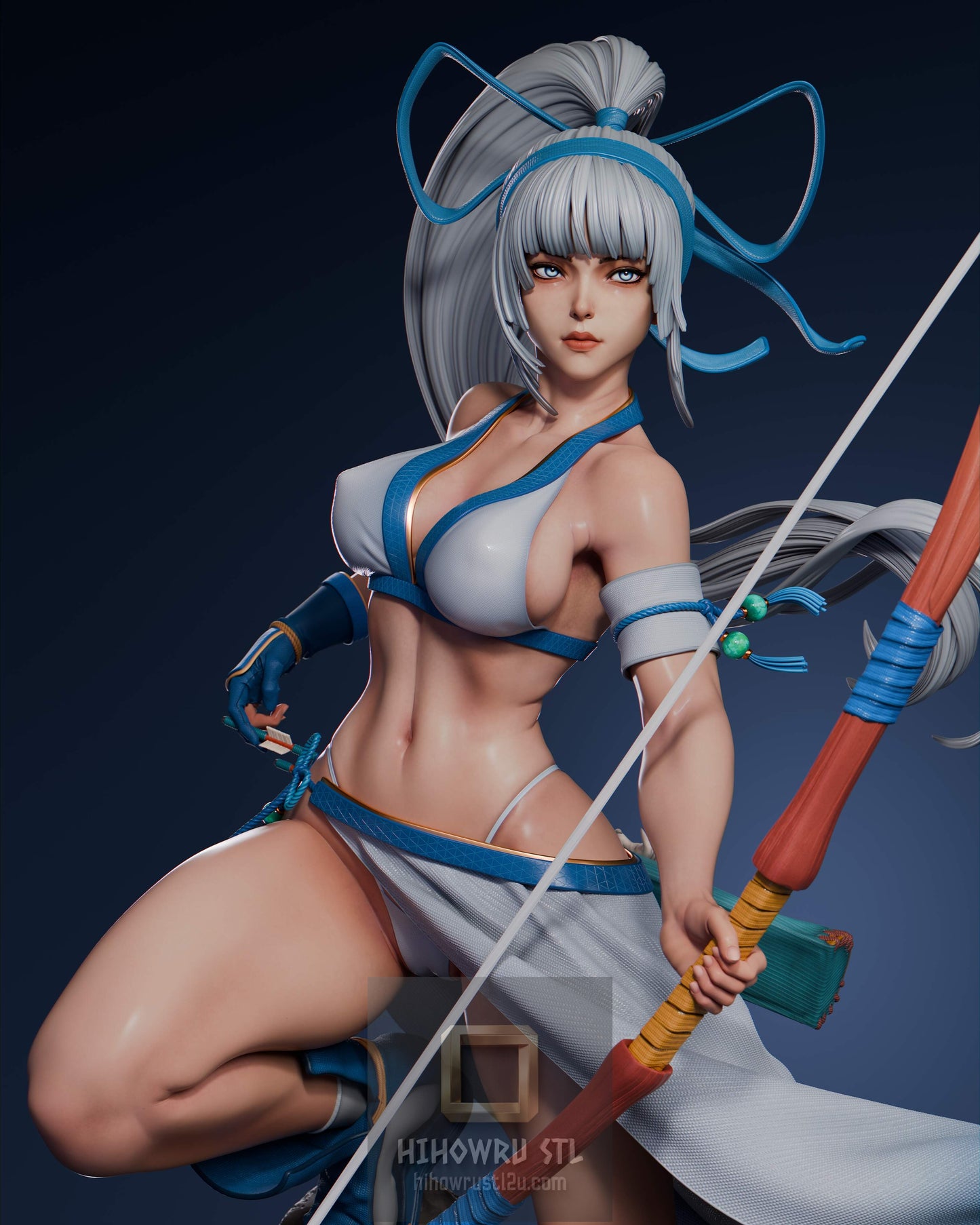 5048 Mina Majikina NSFW - Samurai Shodown - STL 3D Print Files