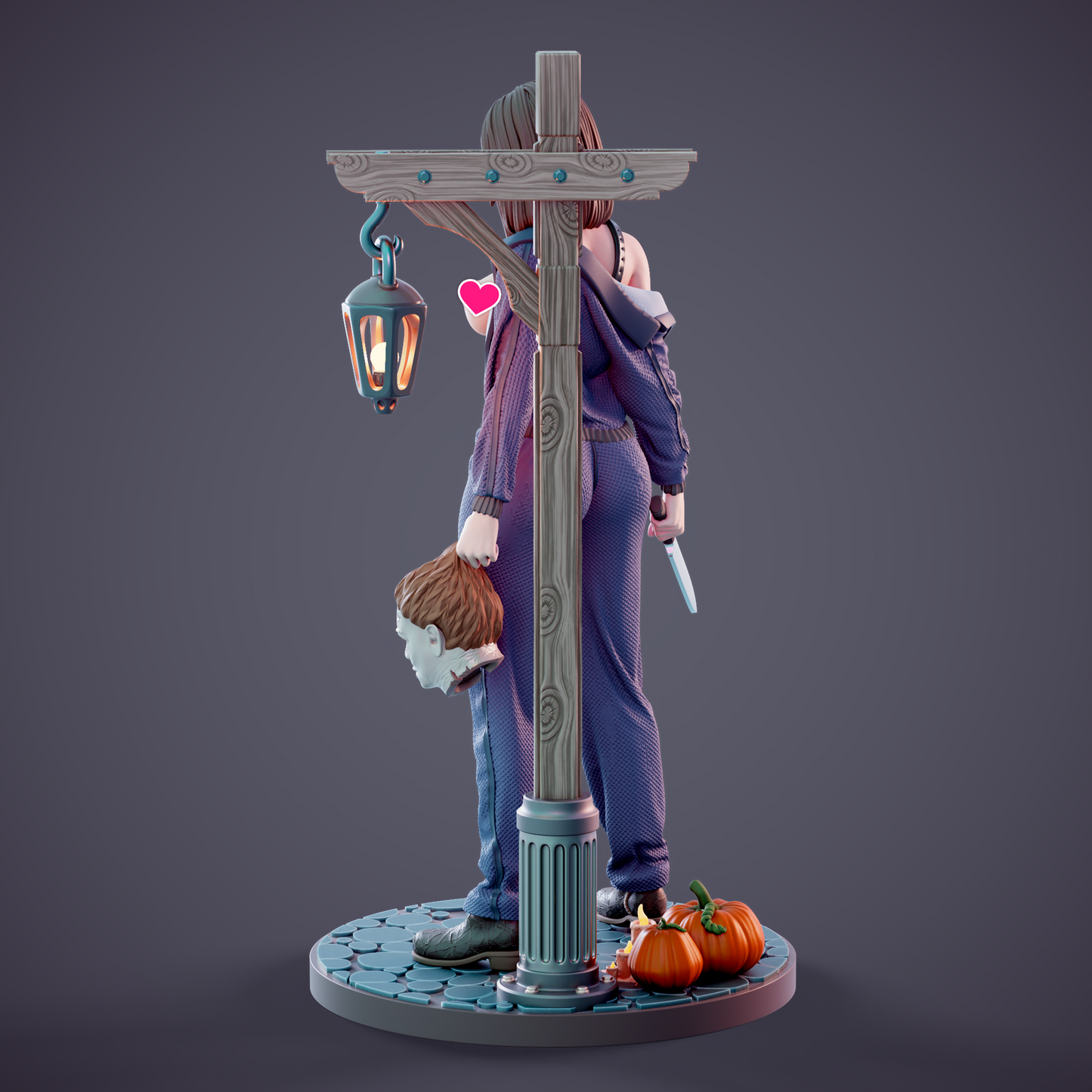 3158 Halloween Girl NSFW - STL 3D Print Files