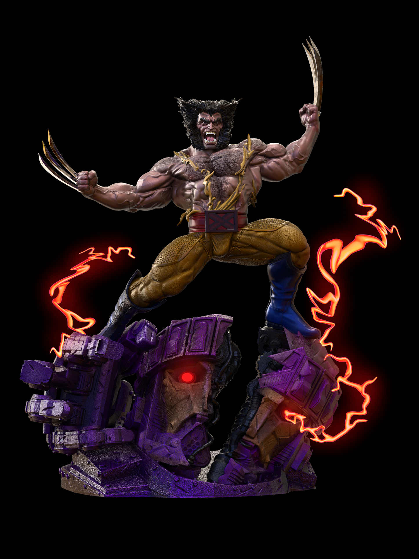 2258 WOLVERINE - LOGAN - STL 3D Print Files