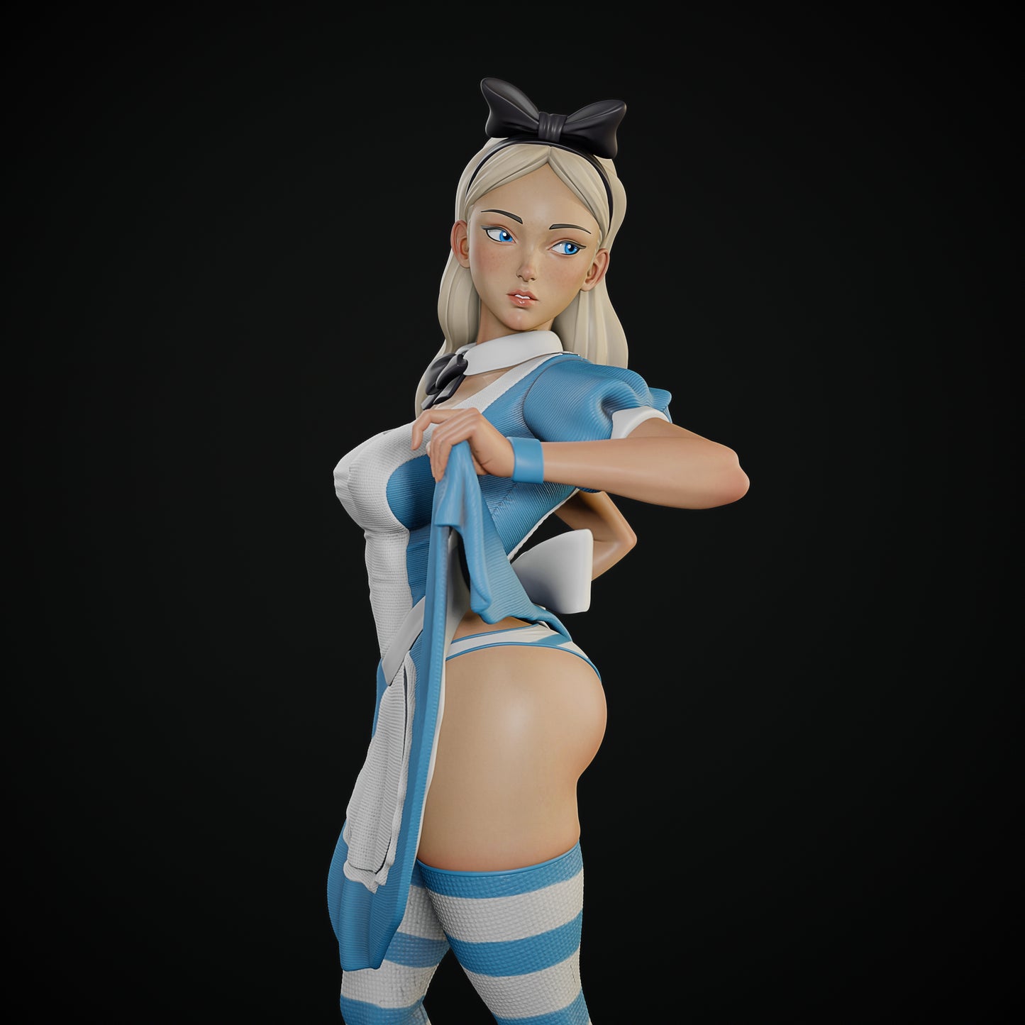 2879 Alice NSFW - Alice in Wonderland - STL 3D Print Files