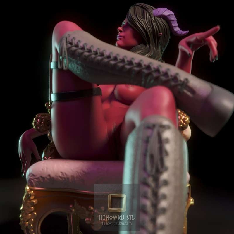 5256 Orianna NSFW - Tiefling - STL 3D Print Files