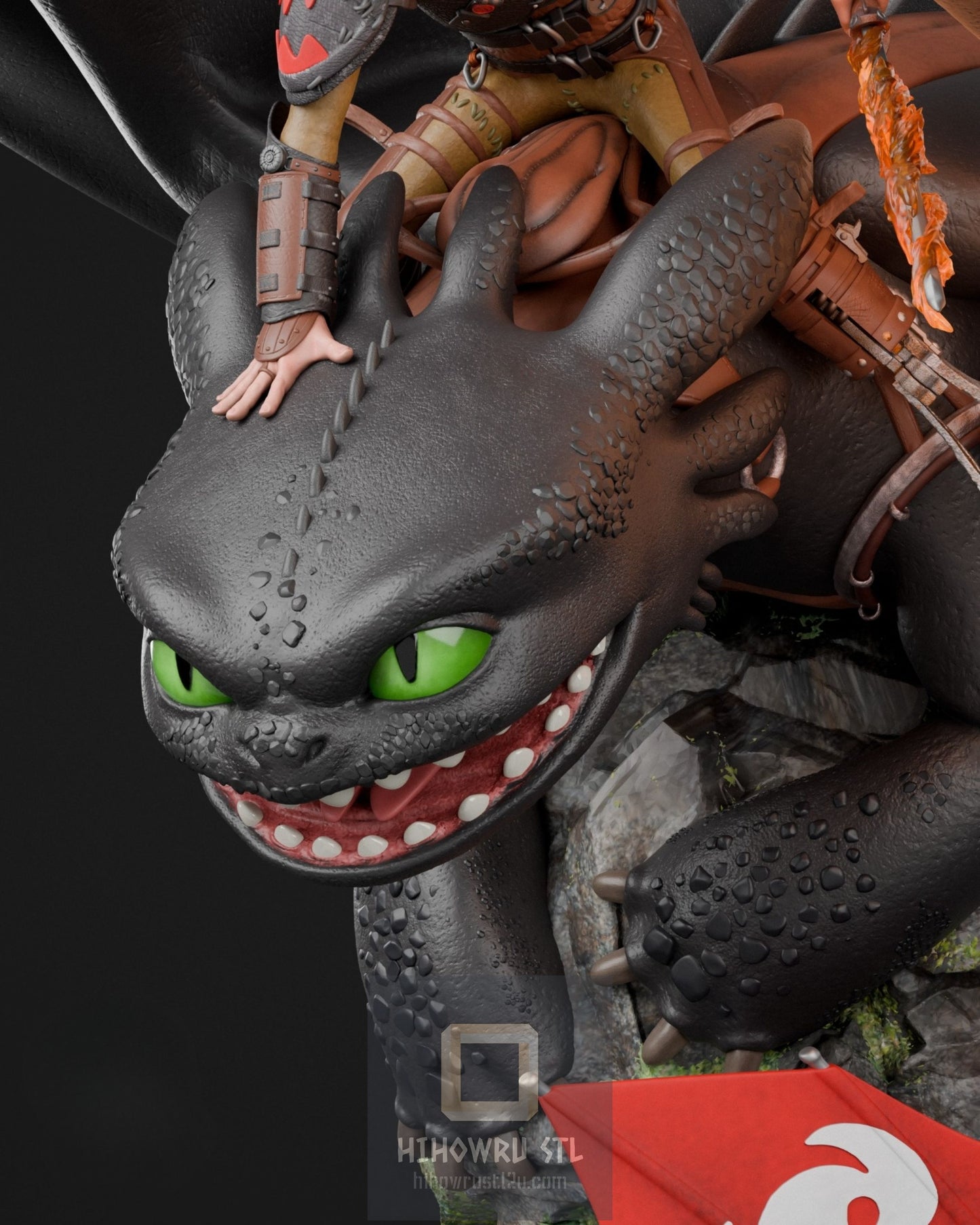 4365 Hiccup AND Toothless - How To Train Your Dragon - STL 3D Print Files