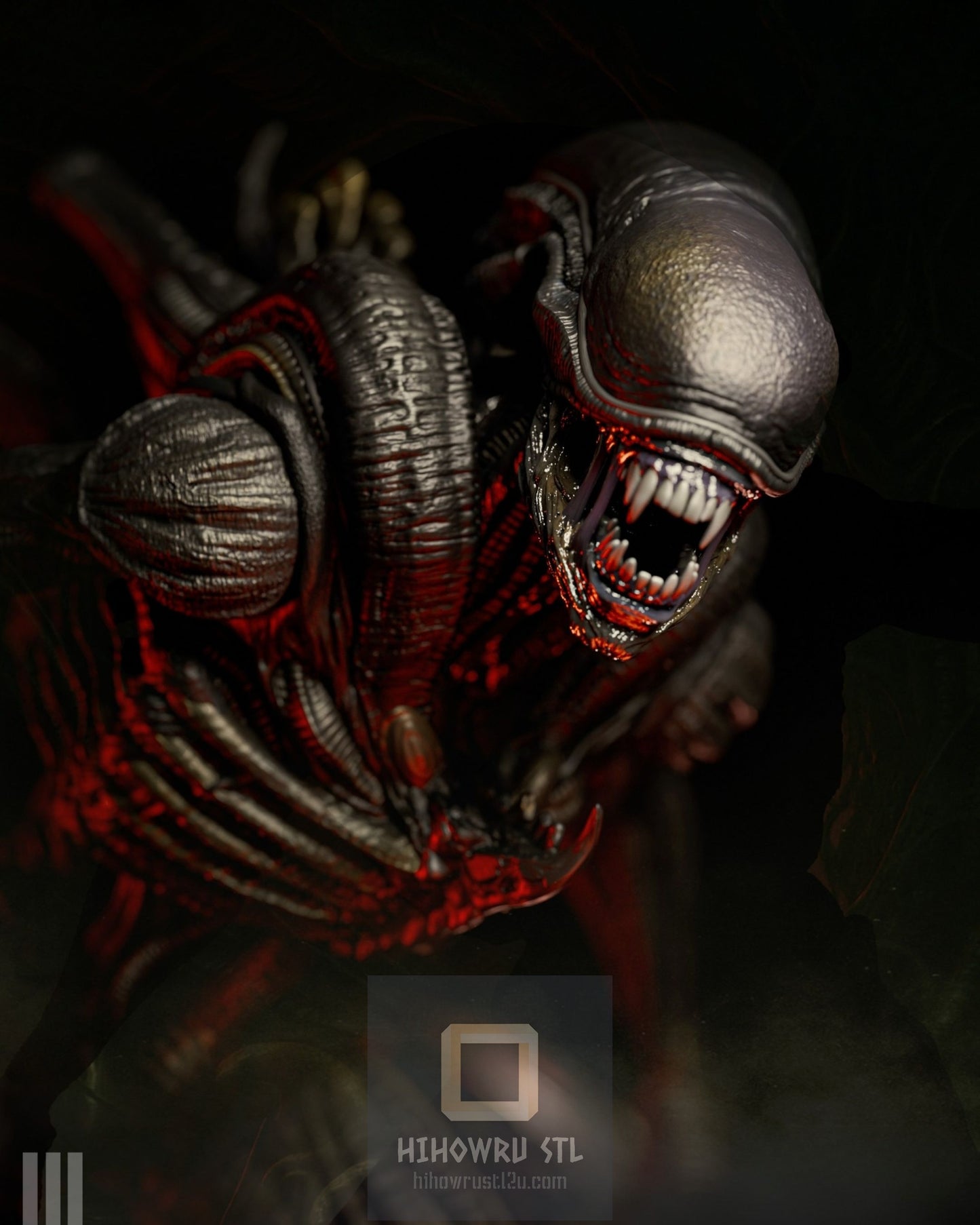 4438 Xenomorph - Alien - STL 3D Print Files