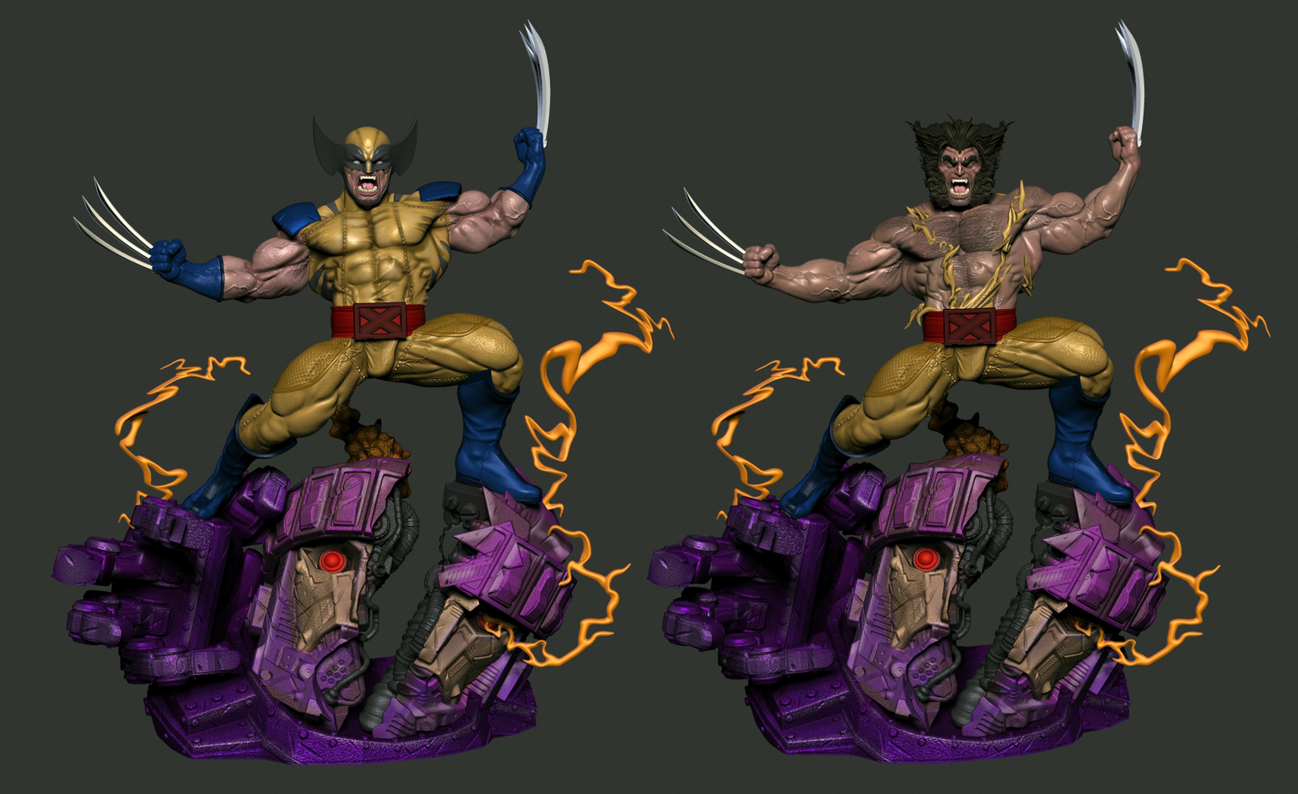 2258 WOLVERINE - LOGAN - STL 3D Print Files