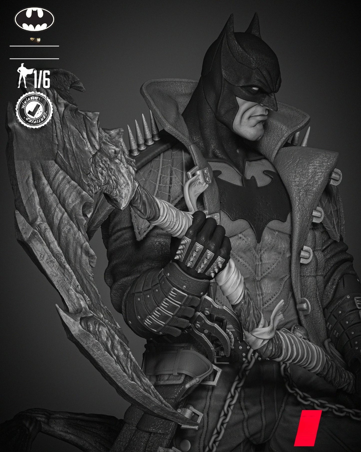 2952 Batman Dark Nights - Death Metal - STL 3D Print Files