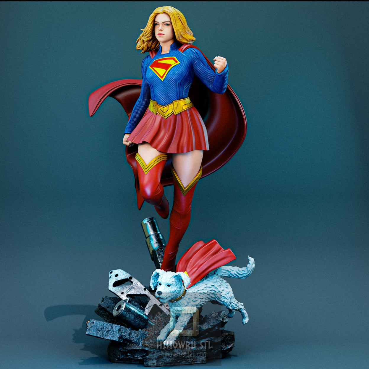 4936 Supergirl - DC Comics - STL 3D Print Files