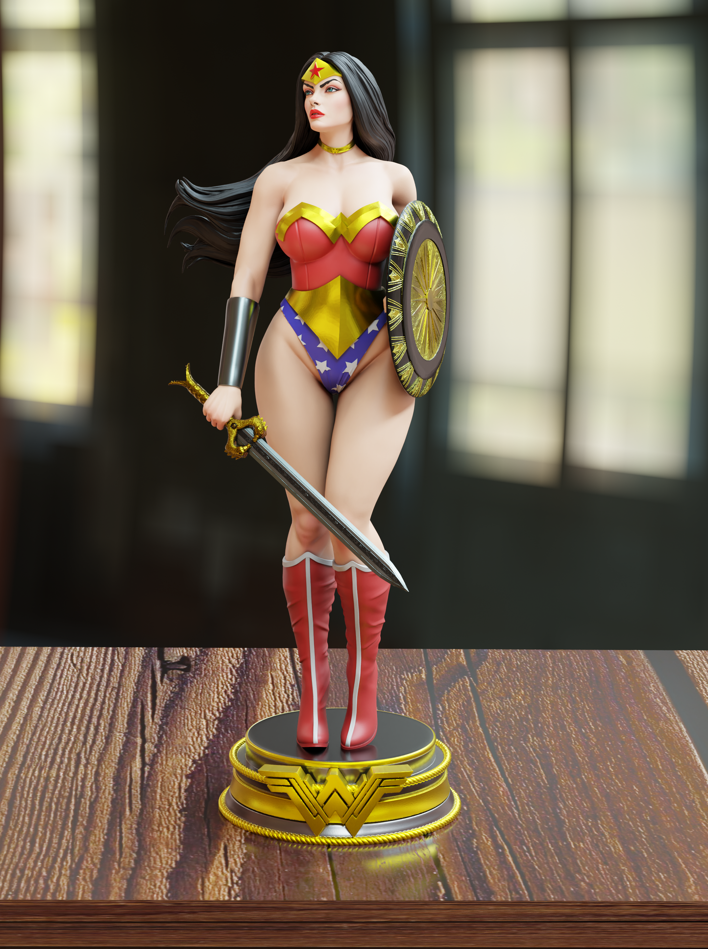 2420 Wonder Woman NSFW - DC Comics - STL 3D Print Files