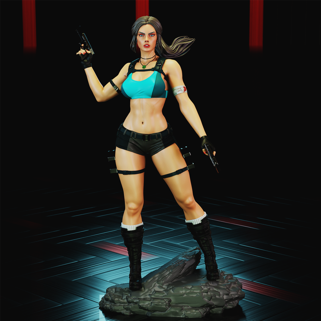 2753 Lara Croft NSFW - Tomb Raider - STL 3D Print Files