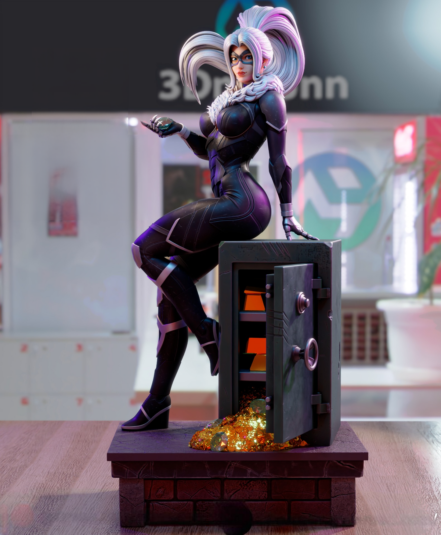 1893 Black Cat NSFW - Marvel Comics - STL 3D Print Files