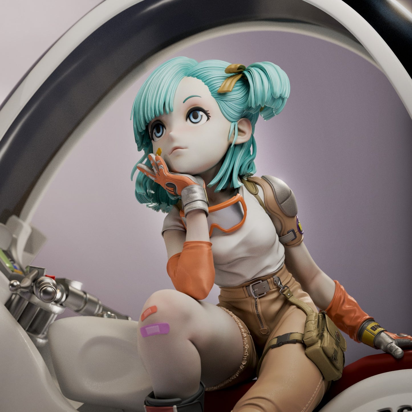 2539 Bulma - Dragon Ball - STL 3D Print Files