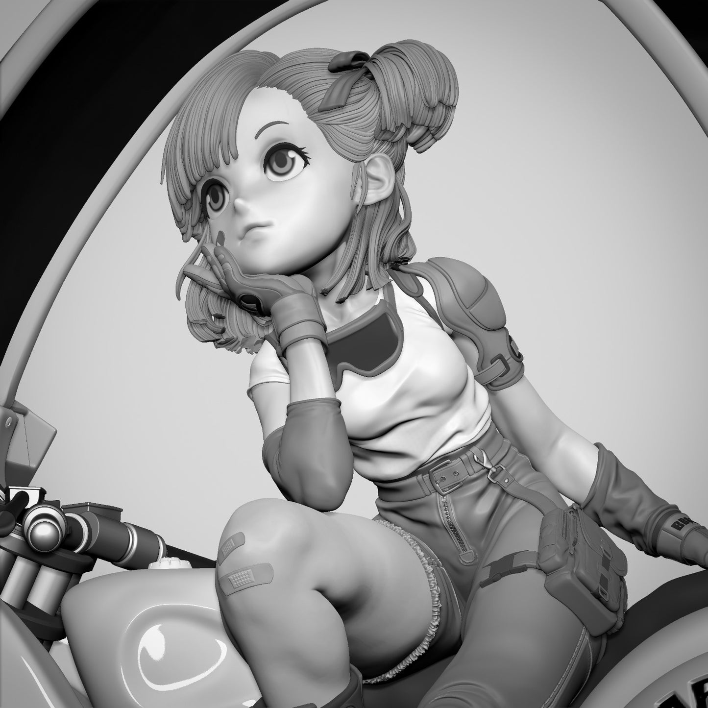 2539 Bulma - Dragon Ball - STL 3D Print Files