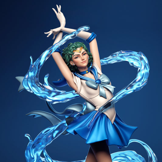 4251 Sailor Mercury - Sailor Moon - STL 3D Print Files