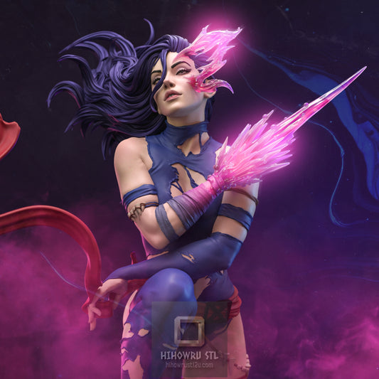 5521 Psylocke Savage Land - X-men - STL 3D Print Files