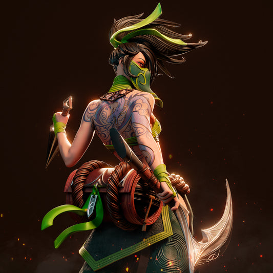 3612 Akali - League of Legends - STL 3D Print Files