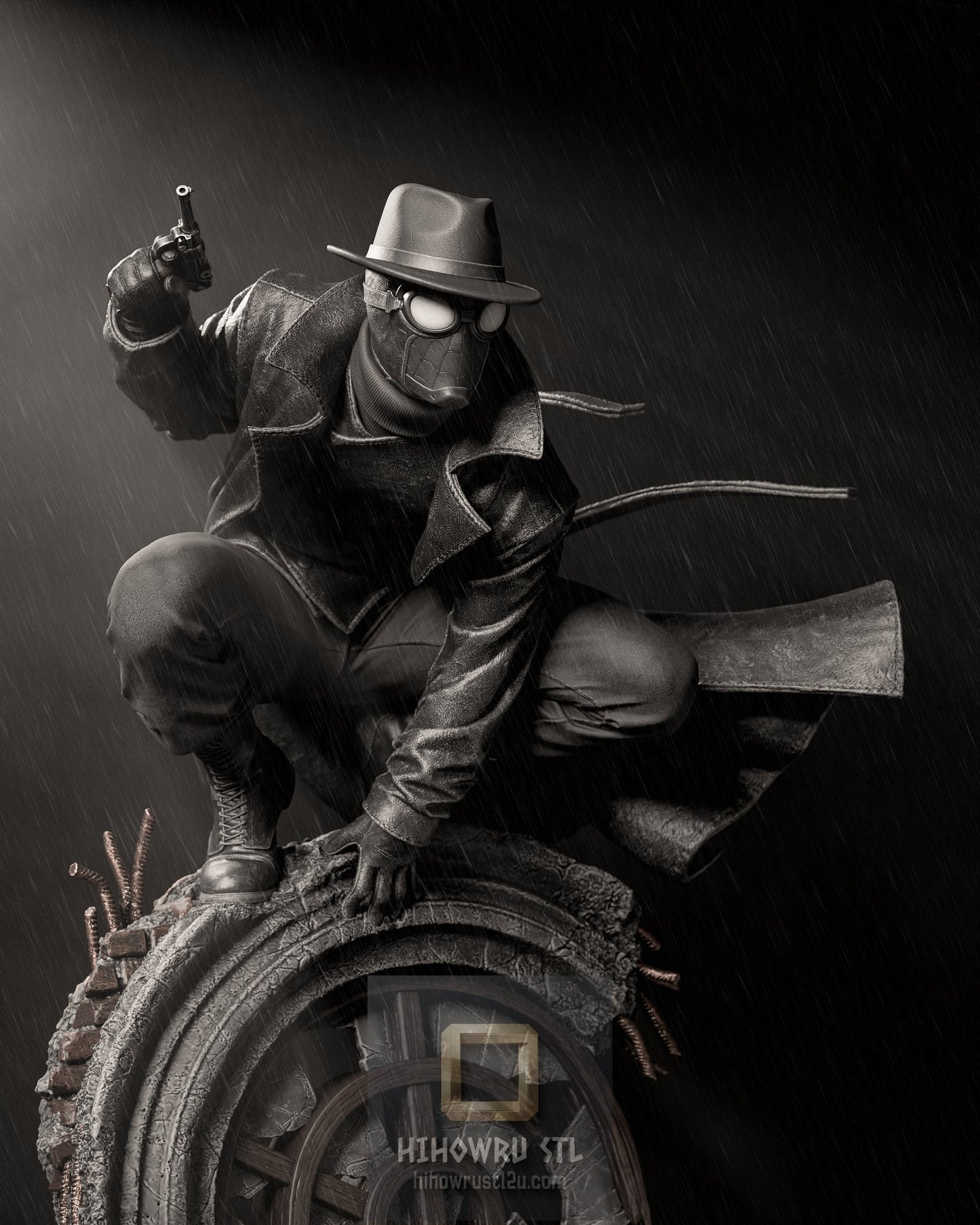 5230 Spider-Man Noir - Marvel Comics - STL 3D Print Files