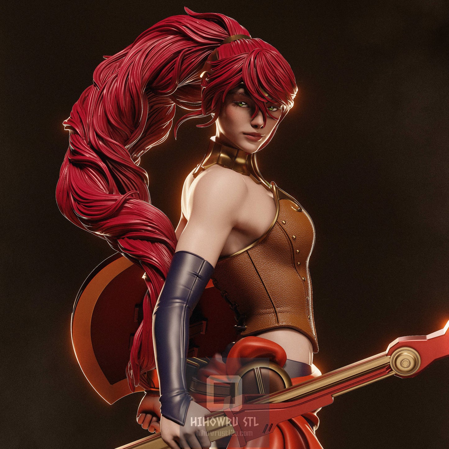 4784 Pyrrha Nikos - RWBY - STL 3D Print Files
