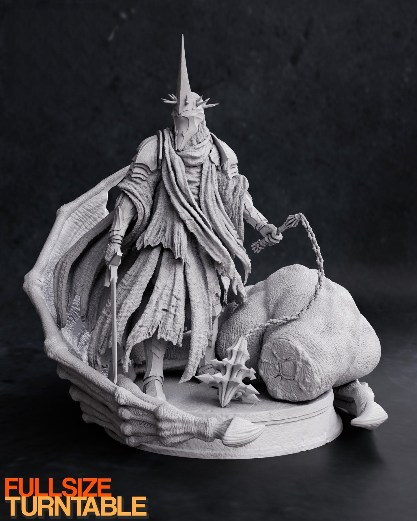 1666 The Witch King of Angmar - Lord Of The Rings  - STL 3D Print Files