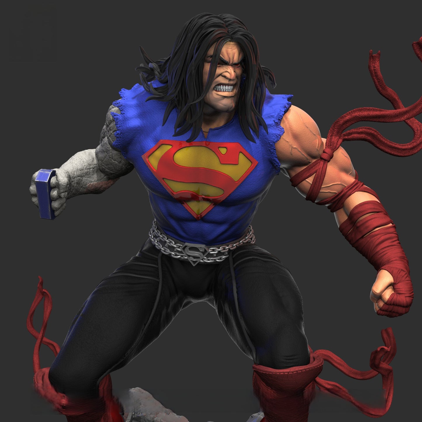 1818 Superman - Death Metal - STL 3D Print Files