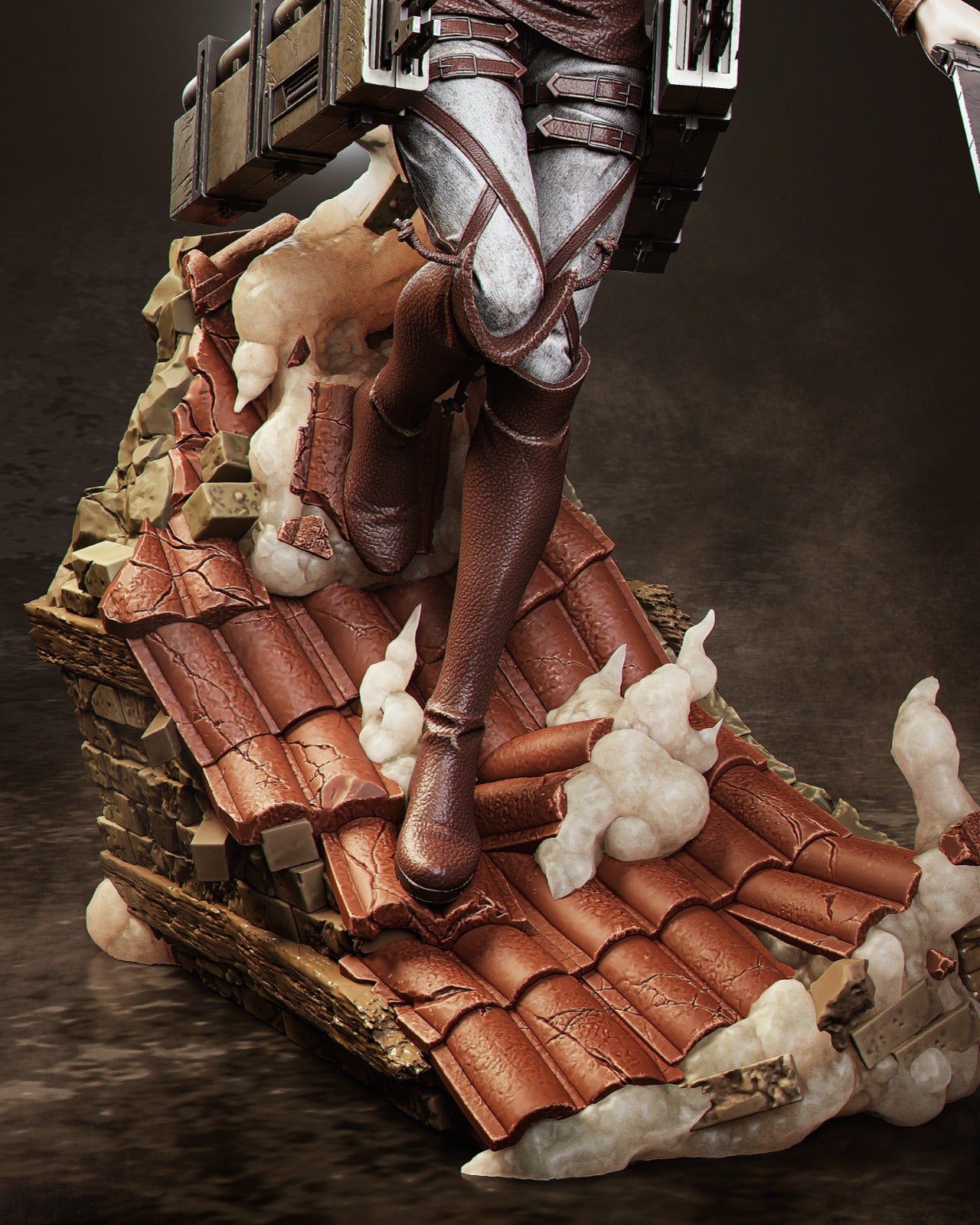 3534 Mikasa Ackerman - Attack on Titan - STL 3D Print Files