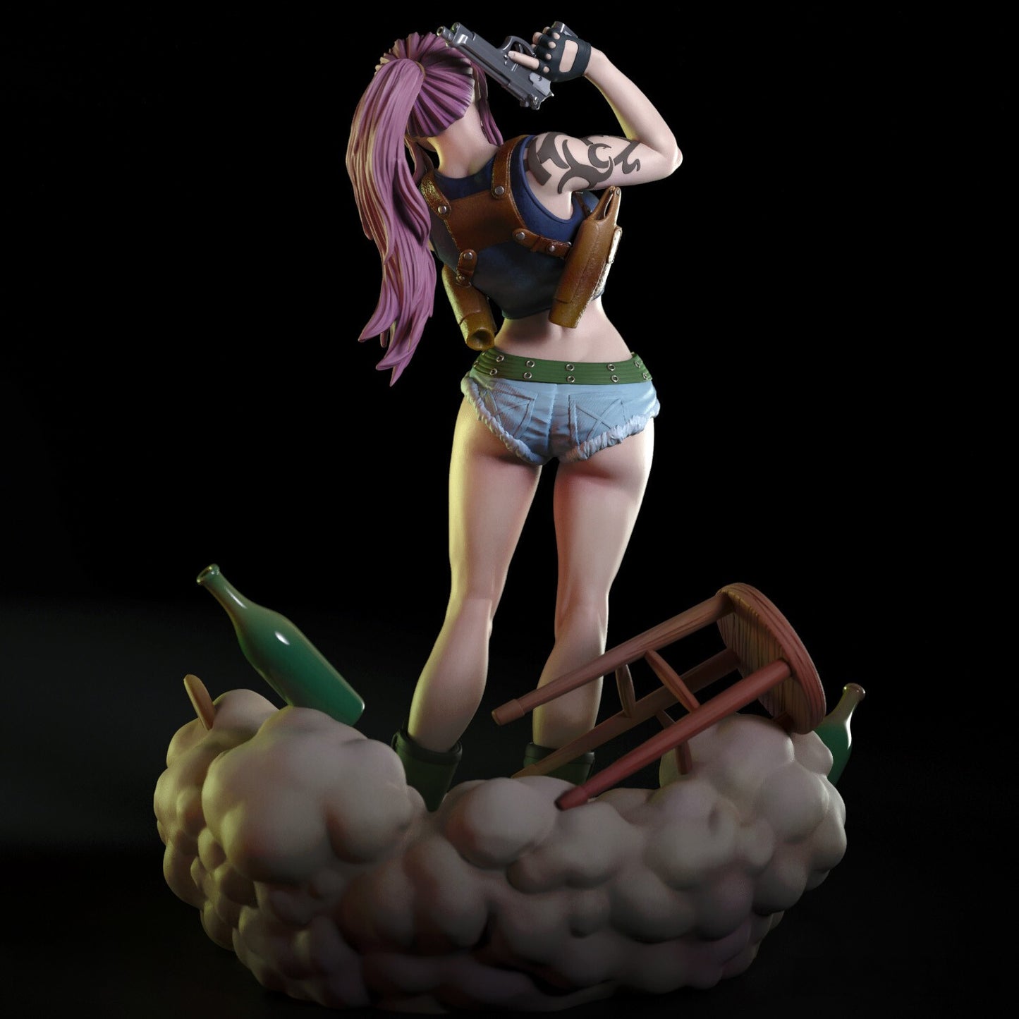 1755  Revy NSFW - Black Lagoon - STL 3D Print Files