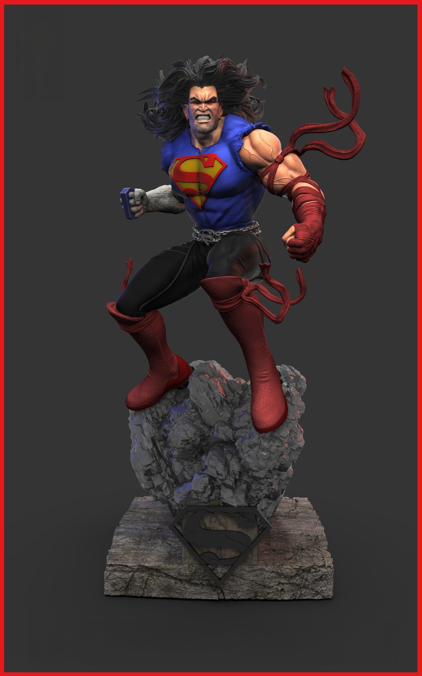 1818 Superman - Death Metal - STL 3D Print Files