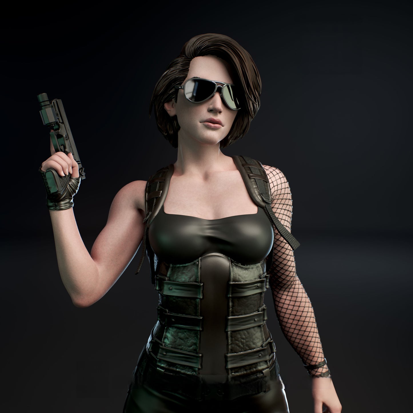 1739 Jill Valentine - Resident Evil - STL 3D Print Files