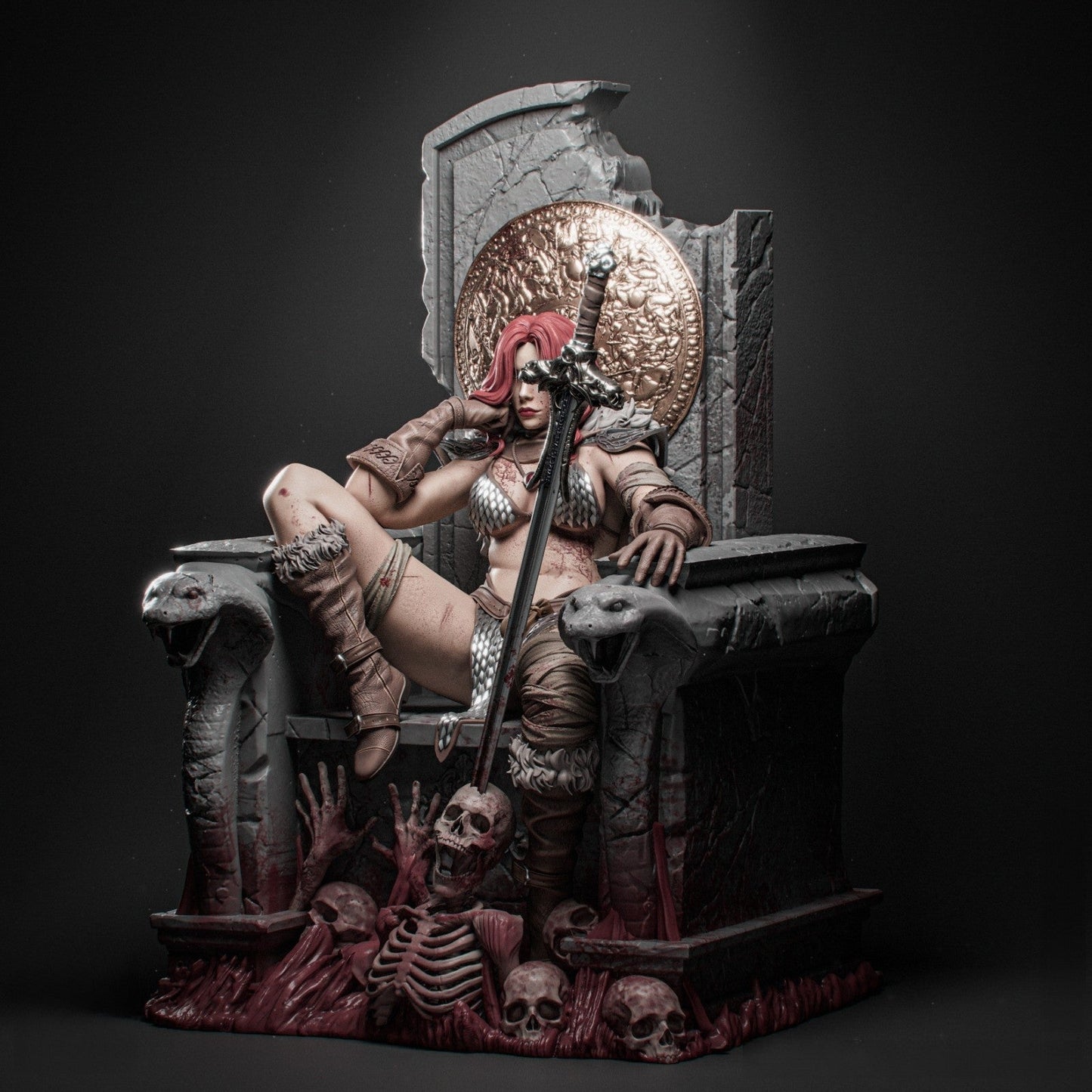 1635 Red Sonja - Marvel Comics - STL 3D Print Files