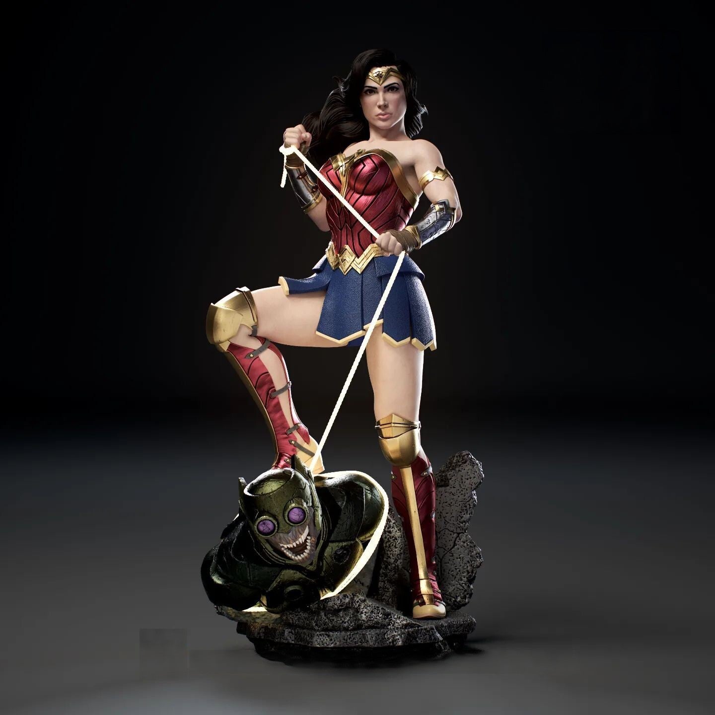 1645 Wonder Woman - DC Comics - STL 3D Print Files 2