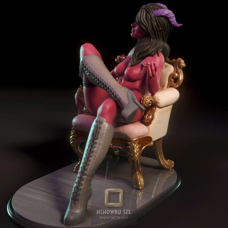 5256 Orianna NSFW - Tiefling - STL 3D Print Files